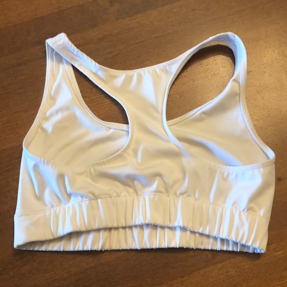 Nike Medium White Nike Fit Sports Bra - Picture 4 of 4